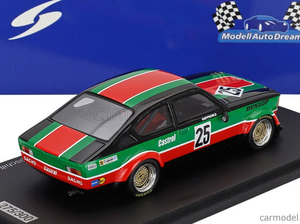 Opel Kadett C GT/E N°25 DRM Zolder 1980 Knippschild 1:43 Spark Model zelená čierna oranžová