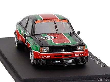 Opel Kadett C GT/E N°25 DRM Zolder 1980 Knippschild 1:43 Spark Model zelená čierna oranžová