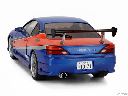 Nissan Han's Silvia (S15) Spec-S Mona Lisa 1999 - Fast & Furious Iii Tokyo Drift 1:18 Solido modrá oranžová