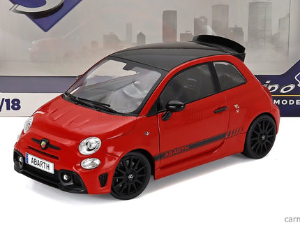 Fiat Nuova 500 Abarth 595 2023 1:18 Solido červená