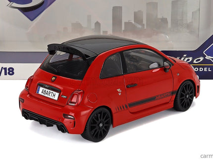Fiat Nuova 500 Abarth 595 2023 1:18 Solido červená