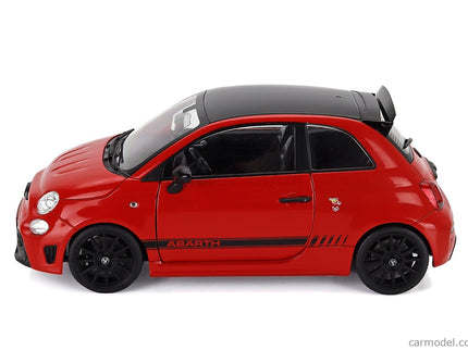 Fiat Nuova 500 Abarth 595 2023 1:18 Solido červená