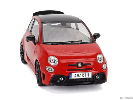 Fiat Nuova 500 Abarth 595 2023 1:18 Solido červená