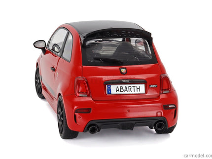 Fiat Nuova 500 Abarth 595 2023 1:18 Solido červená