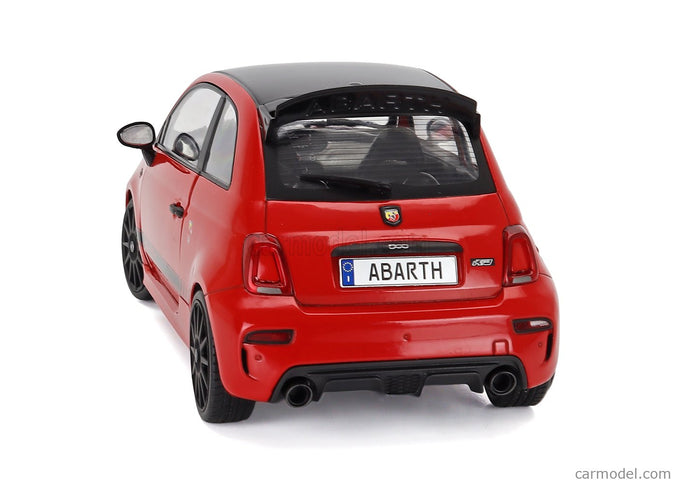 Fiat Nuova 500 Abarth 595 2023 1:18 Solido červená