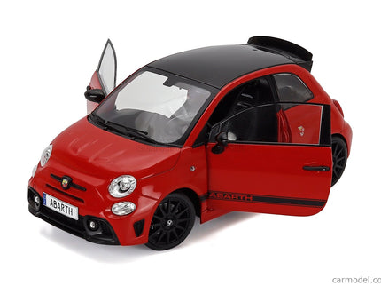 Fiat Nuova 500 Abarth 595 2023 1:18 Solido červená