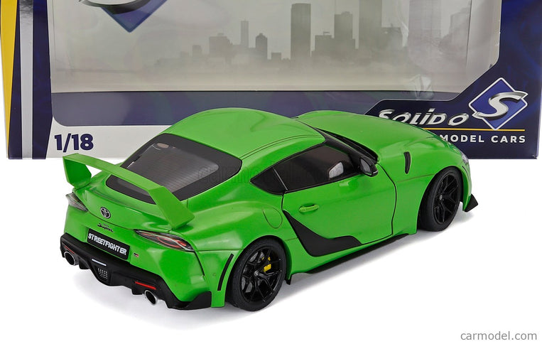 Toyota Supra GR Wasabi Custom 2023 1:18 Solido zelená