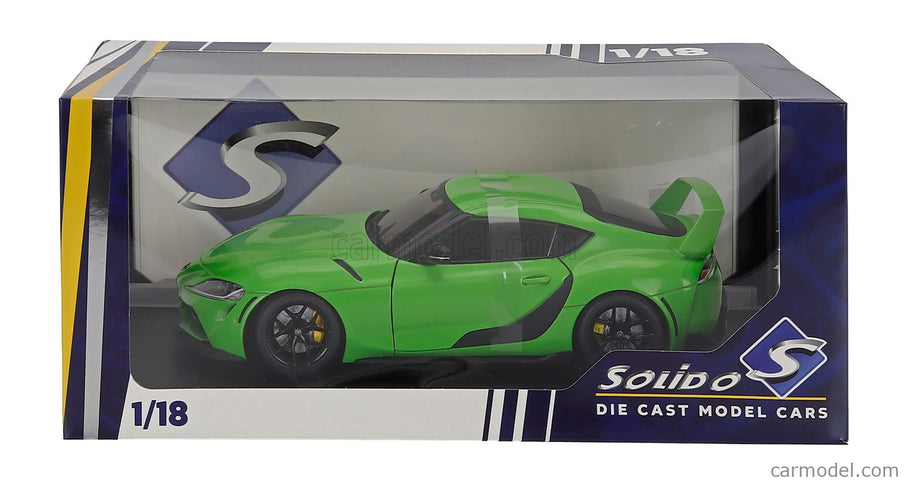 Toyota Supra GR Wasabi Custom 2023 1:18 Solido zelená