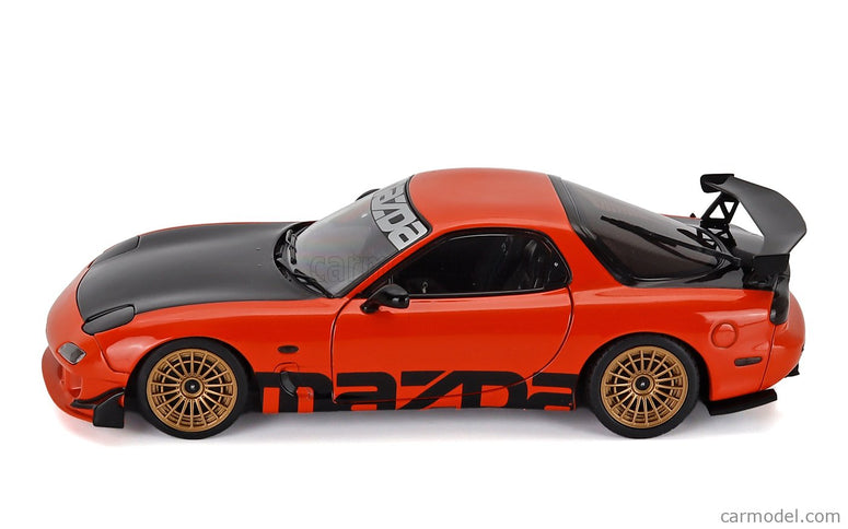 Mazda RX-7 (FD3RS) Works Coupe 1999 1:18 Solido oranžová