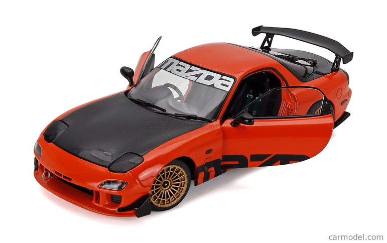 Mazda RX-7 (FD3RS) Works Coupe 1999 1:18 Solido oranžová