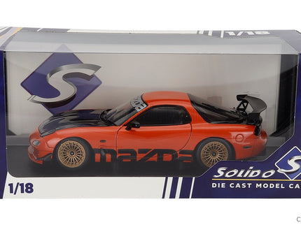 Mazda RX-7 (FD3RS) Works Coupe 1999 1:18 Solido oranžová