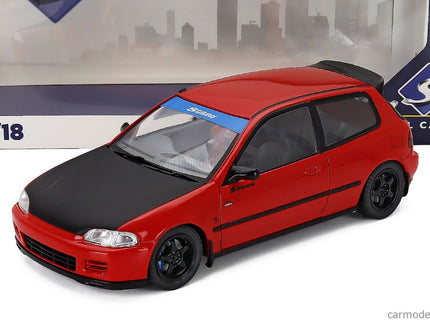 Honda Civic (EG6) Works Spoon 1991 1:18 Solido červená čierna