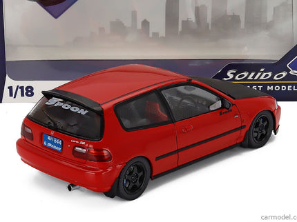 Honda Civic (EG6) Works Spoon 1991 1:18 Solido červená čierna