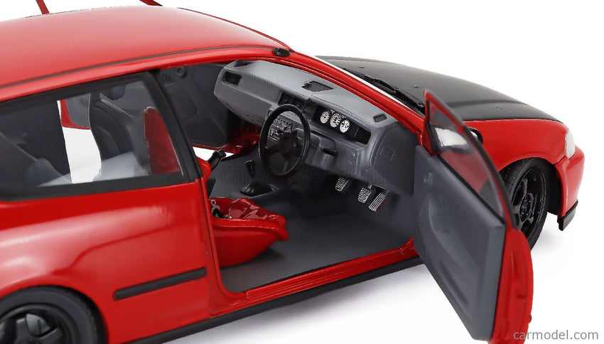 Honda Civic (EG6) Works Spoon 1991 1:18 Solido červená čierna