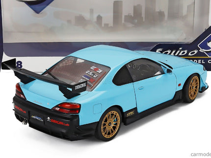 Nissan Silvia (S15) Coupe Spec-R Aero 1999 1:18 Solido modrá