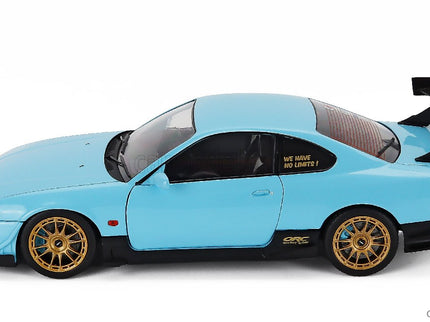 Nissan Silvia (S15) Coupe Spec-R Aero 1999 1:18 Solido modrá