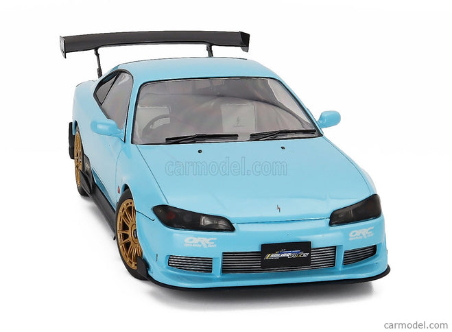 Nissan Silvia (S15) Coupe Spec-R Aero 1999 1:18 Solido modrá