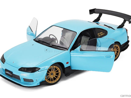 Nissan Silvia (S15) Coupe Spec-R Aero 1999 1:18 Solido modrá