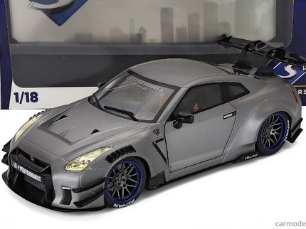Nissan GT-R (R35) Liberty Walk Body Kit 2.0 Coupe 2024 1:18 Solido strieborná