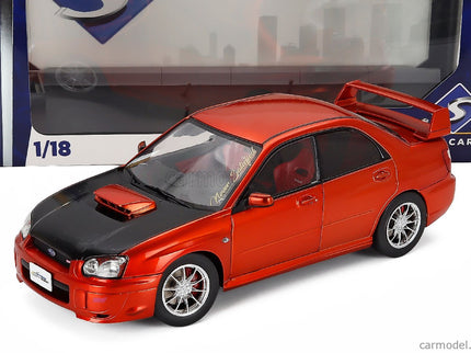 Subaru Impreza Wrx STi 2003 1:18 Solido oranžová čierna