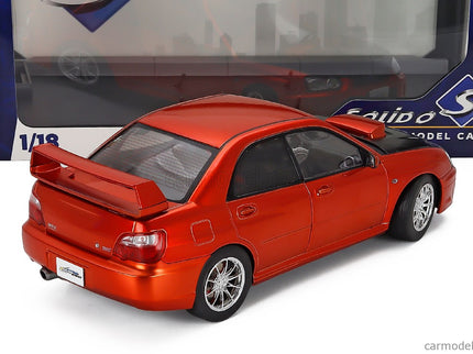 Subaru Impreza Wrx STi 2003 1:18 Solido oranžová čierna