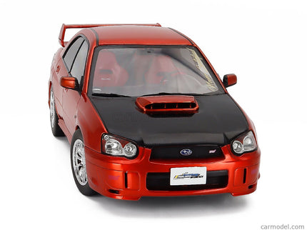 Subaru Impreza Wrx STi 2003 1:18 Solido oranžová čierna