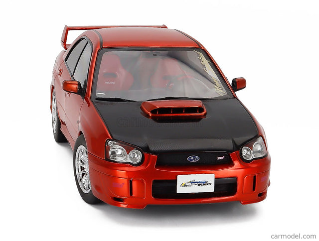 Subaru Impreza Wrx STi 2003 1:18 Solido oranžová čierna