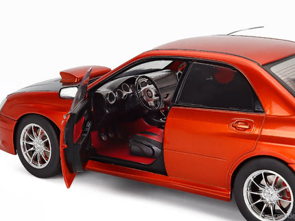 Subaru Impreza Wrx STi 2003 1:18 Solido oranžová čierna