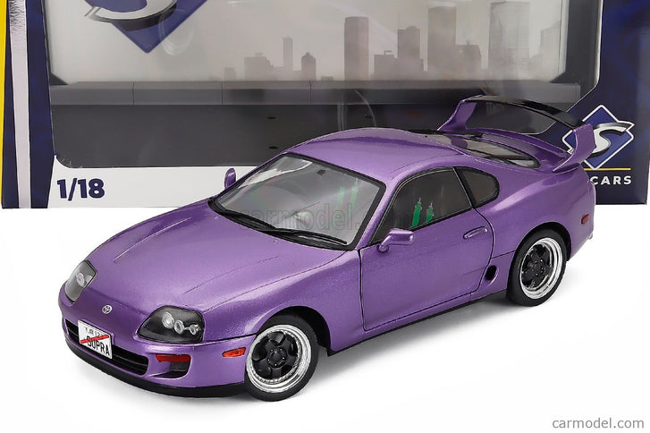 Toyota Supra Mkiv (A80) Coupe 1993 1:18 Solido fialová