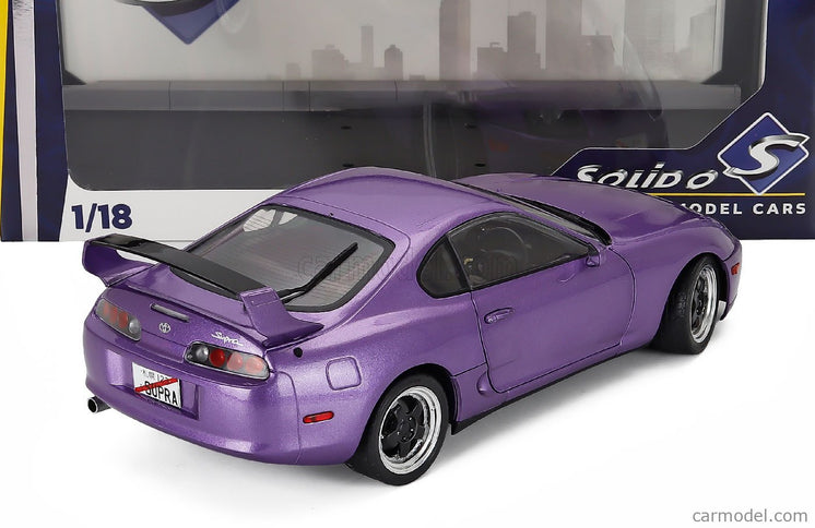 Toyota Supra Mkiv (A80) Coupe 1993 1:18 Solido fialová