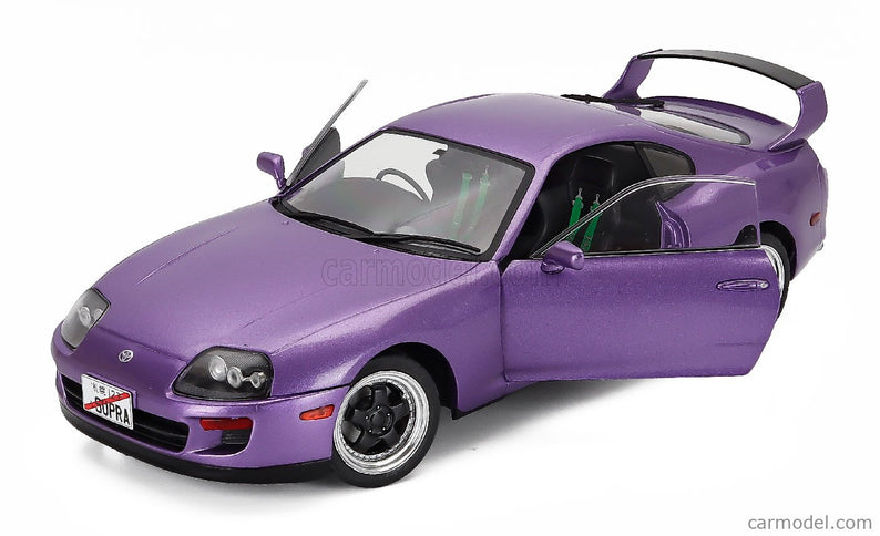 Toyota Supra Mkiv (A80) Coupe 1993 1:18 Solido fialová