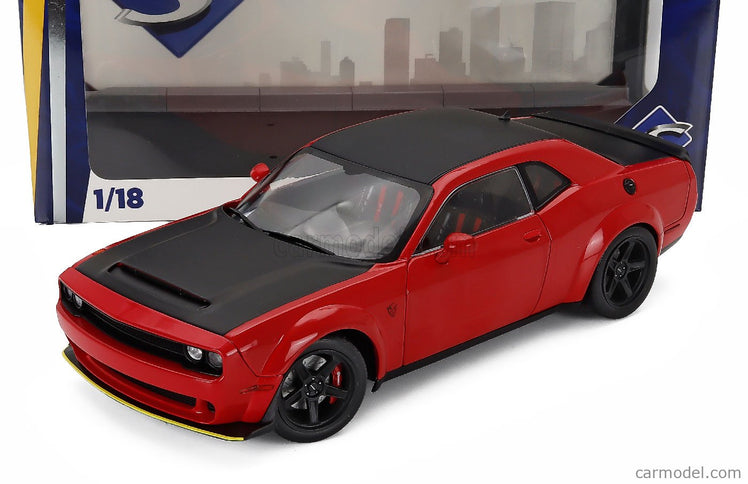 Dodge Challenger Srt Demon Coupe 2023 1:18 Solido červená