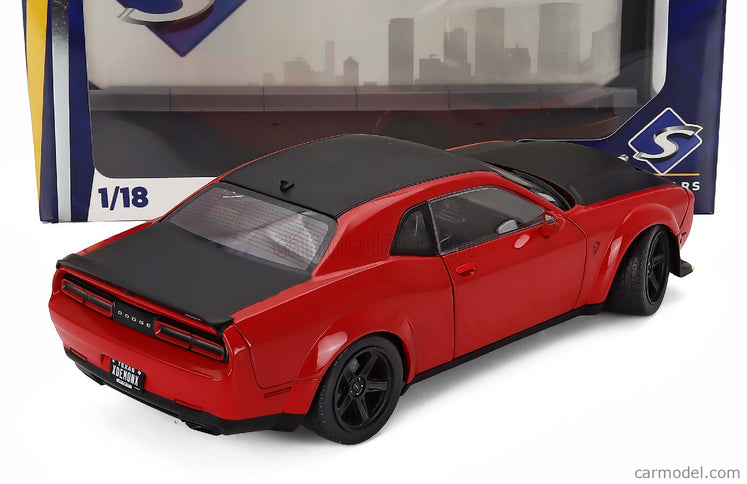 Dodge Challenger Srt Demon Coupe 2023 1:18 Solido červená
