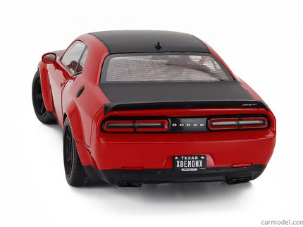 Dodge Challenger Srt Demon Coupe 2023 1:18 Solido červená