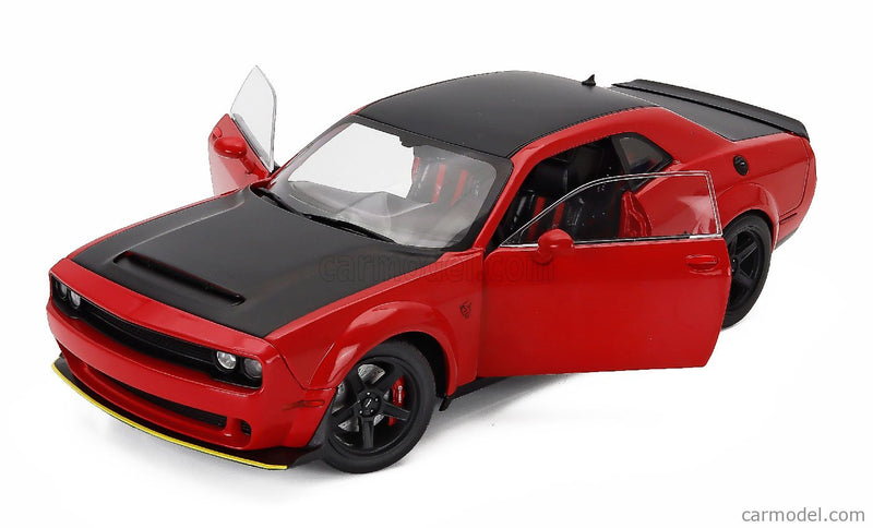 Dodge Challenger Srt Demon Coupe 2023 1:18 Solido červená