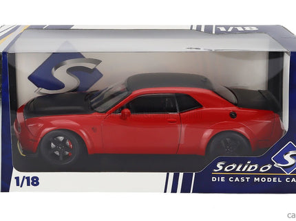 Dodge Challenger Srt Demon Coupe 2023 1:18 Solido červená
