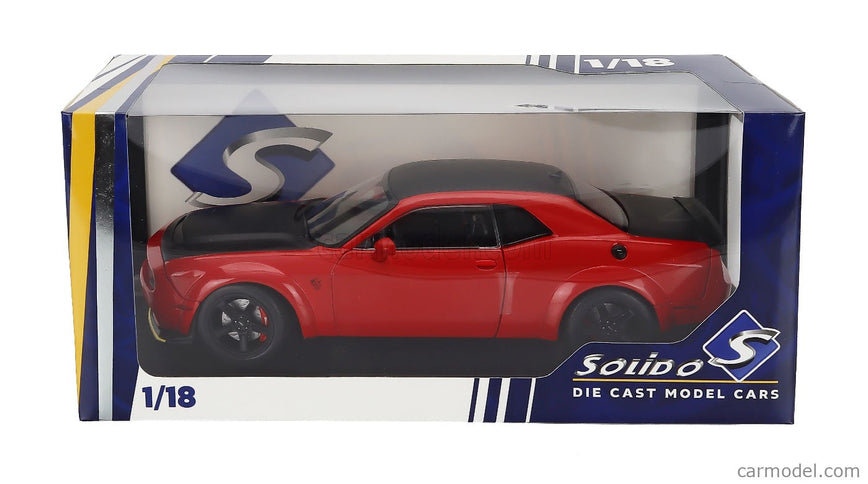 Dodge Challenger Srt Demon Coupe 2023 1:18 Solido červená