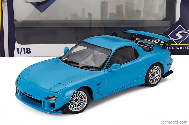 Mazda RX-7 (FD3RS) Works Coupe 1999 1:18 Solido modrá