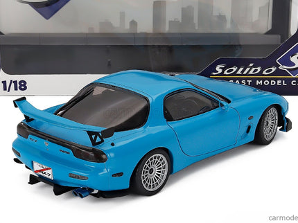 Mazda RX-7 (FD3RS) Works Coupe 1999 1:18 Solido modrá