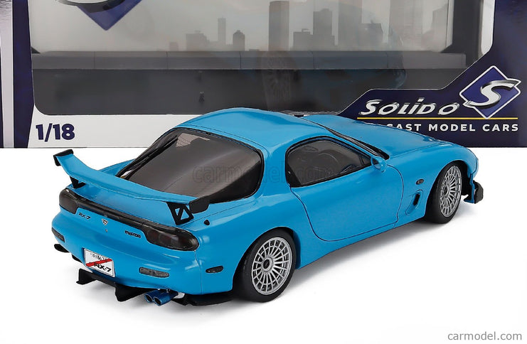 Mazda RX-7 (FD3RS) Works Coupe 1999 1:18 Solido modrá