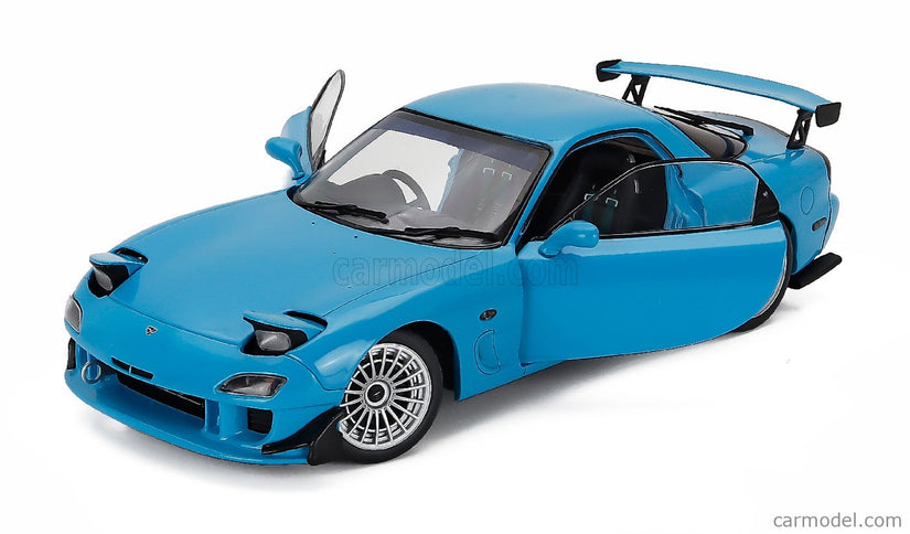 Mazda RX-7 (FD3RS) Works Coupe 1999 1:18 Solido modrá