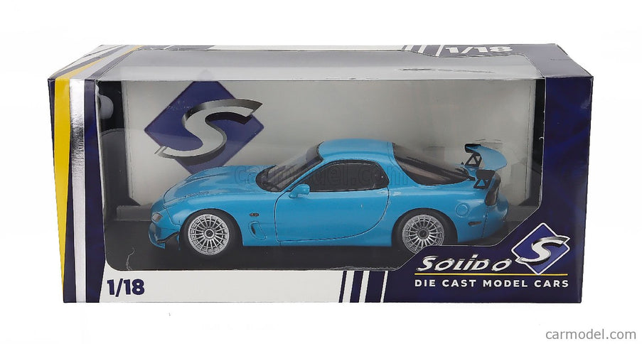 Mazda RX-7 (FD3RS) Works Coupe 1999 1:18 Solido modrá