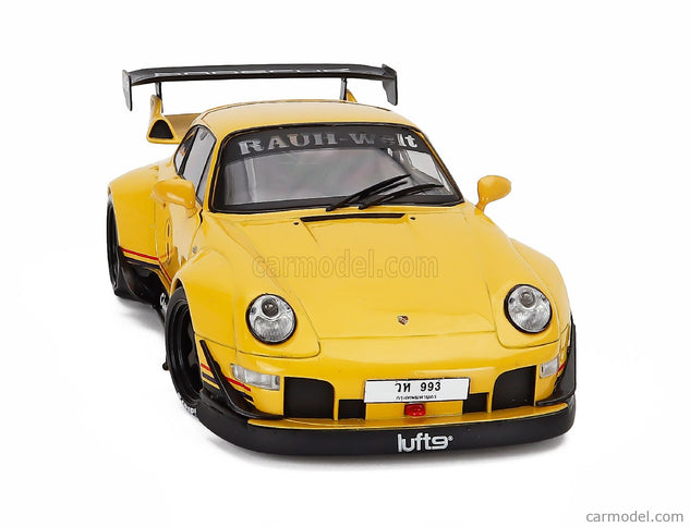 Porsche 911 993 RWB Bodykit Coupe N°0 Racing 2020 1:18 Solido Cinderella žltá