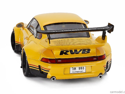 Porsche 911 993 RWB Bodykit Coupe N°0 Racing 2020 1:18 Solido Cinderella žltá