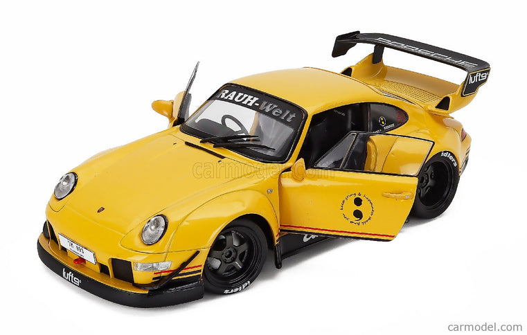 Porsche 911 993 RWB Bodykit Coupe N°0 Racing 2020 1:18 Solido Cinderella žltá