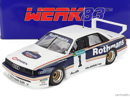Audi 200 Quattro Trans AM Rothmans N°1 Wesbank Modifieds Championship 1992 Terry Moss 1:18 Werk83 biela modrá