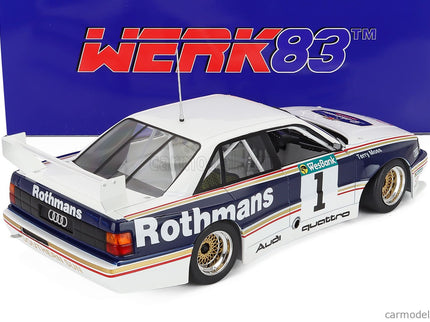 Audi 200 Quattro Trans AM Rothmans N°1 Wesbank Modifieds Championship 1992 Terry Moss 1:18 Werk83 biela modrá
