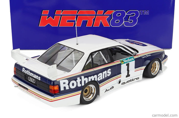 Audi 200 Quattro Trans AM Rothmans N°1 Wesbank Modifieds Championship 1992 Terry Moss 1:18 Werk83 biela modrá