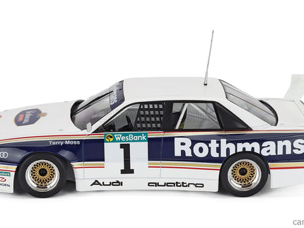 Audi 200 Quattro Trans AM Rothmans N°1 Wesbank Modifieds Championship 1992 Terry Moss 1:18 Werk83 biela modrá