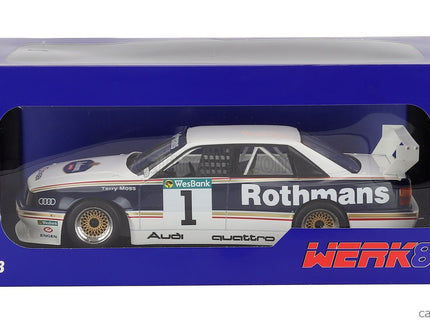 Audi 200 Quattro Trans AM Rothmans N°1 Wesbank Modifieds Championship 1992 Terry Moss 1:18 Werk83 biela modrá